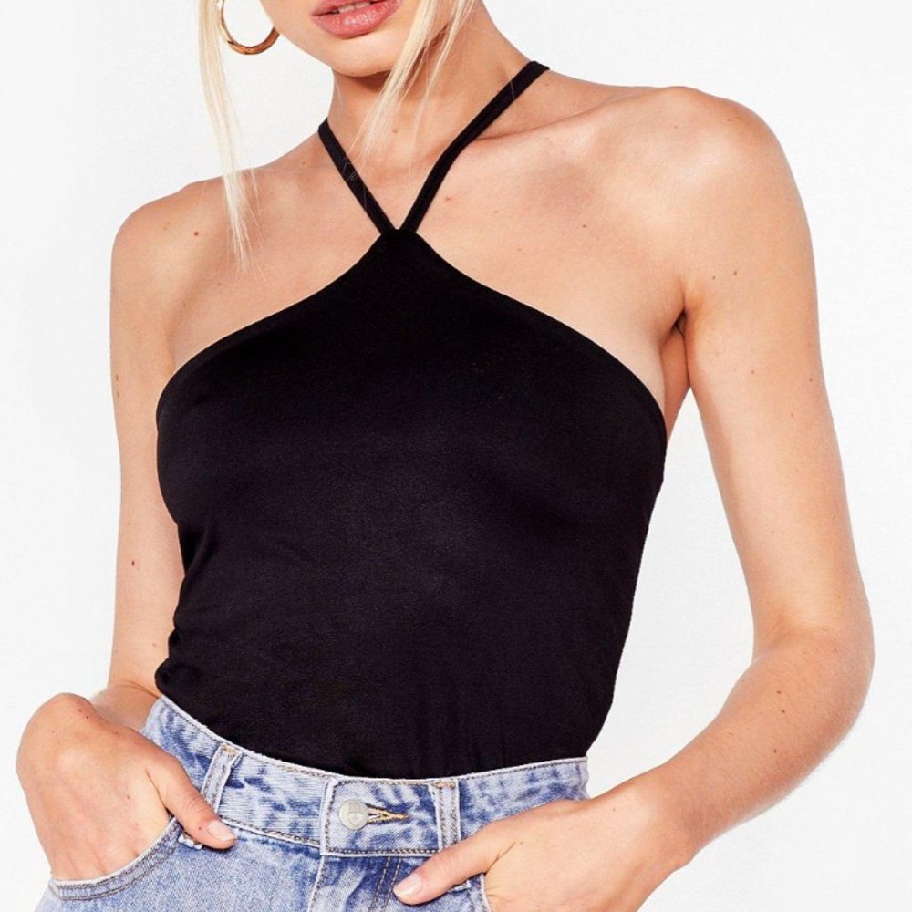 NASTYGAL HALTER (ish) TANK TOP